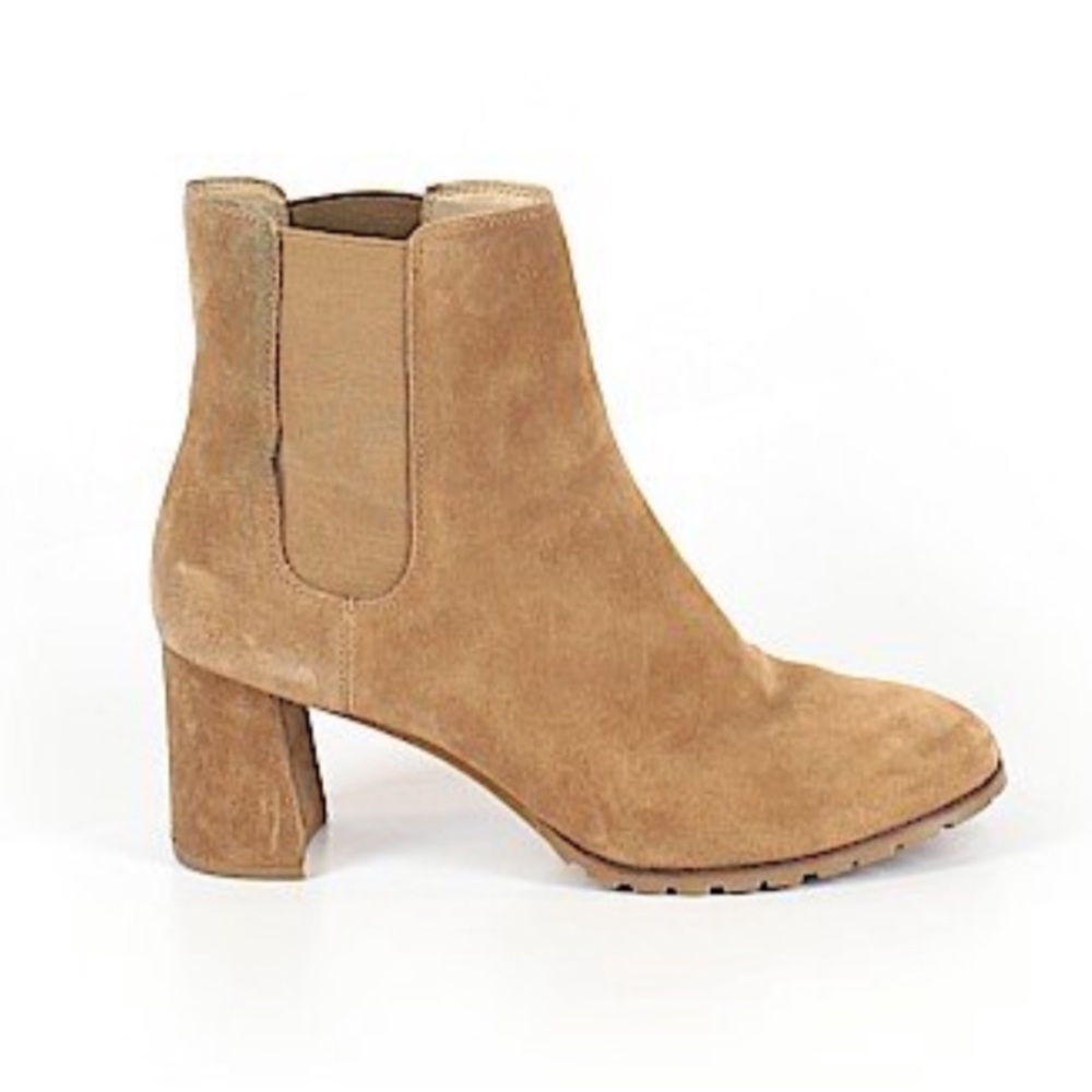 Suede Block Heel Boots